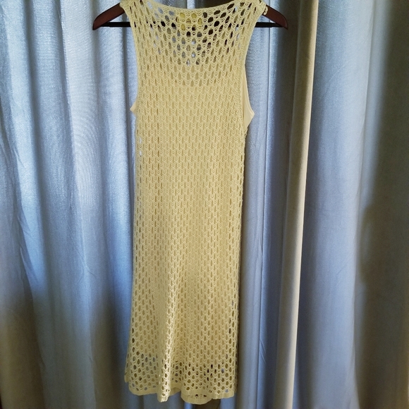 Boho Crochet dress (lined), Large ,EUC - Picture 9 of 12